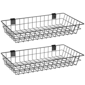 slatwall wire basket 24”