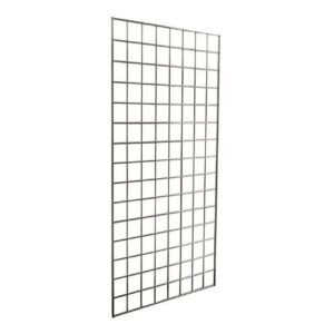 gridwall panel 4'x4' chrome