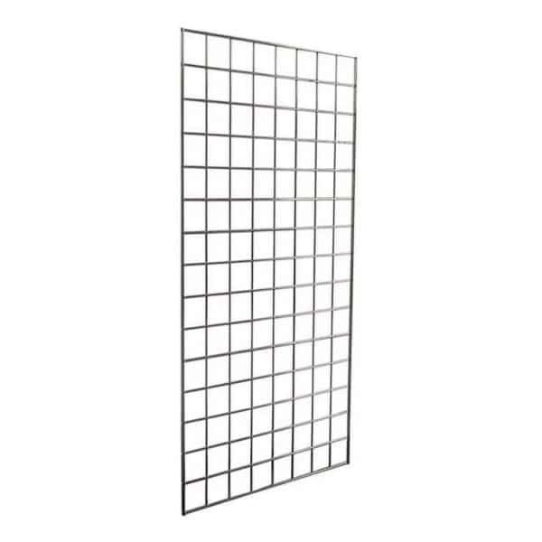 gridwall panel 4'x4' chrome