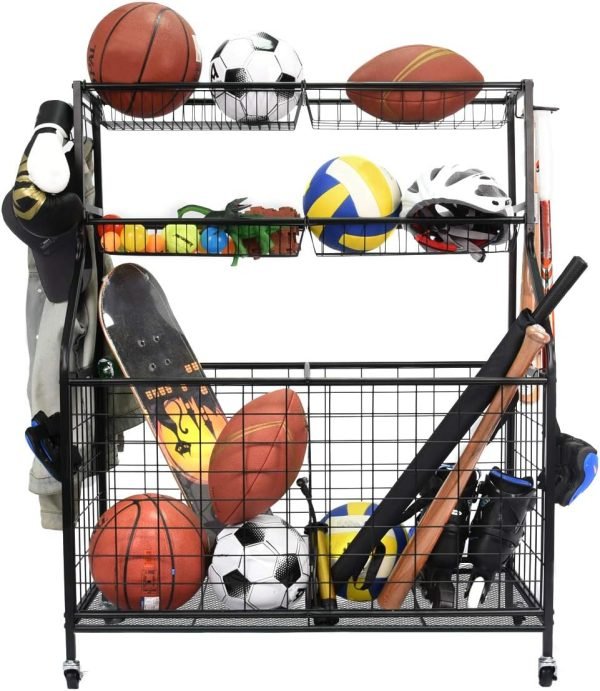garage sports equipment organizer
