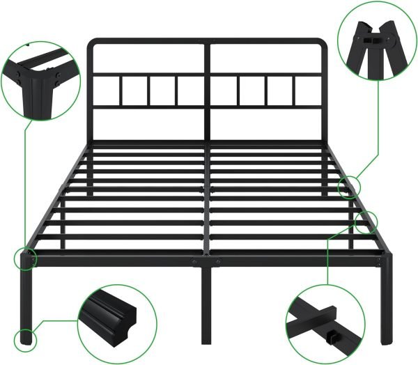 14 inch twin xl bed frame with headboard (复制)