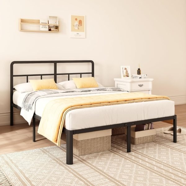 14 inch full bed frame with headboard