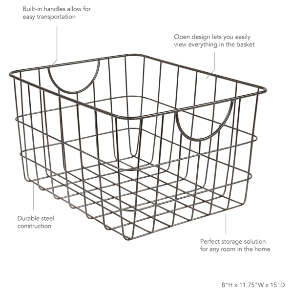 wall mounted wire basket (copy)